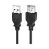 LogiLink CU0011B USB 2.0 prailginimo laidas, USB-A kištukas į USB-A lizdą, juodas, 3 m