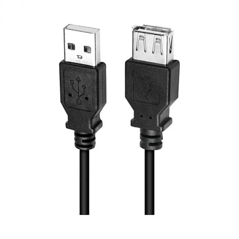 LogiLink CU0011B USB 2.0 prailginimo laidas, USB-A kištukas į USB-A lizdą, juodas, 3 m