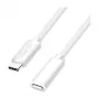 Logilink USB 2.0 USB-C ilginamasis laidas (kištukas į lizdą) – 100W PD, 480 Mbps, baltas, 2m