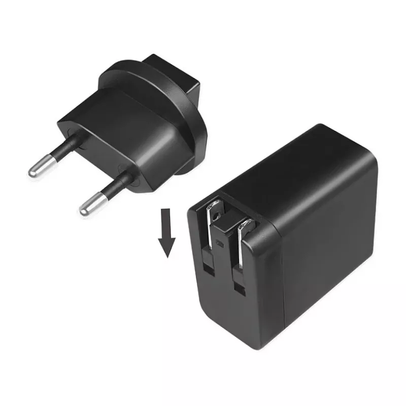 Logilink USB-A kelioninis įkroviklis, 18 W, GaN, 1 prievadas, 1x USB-A (QC), juodos spalvos