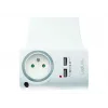 LogiLink USB-A sieninis įkroviklis 10.5W 2 prievadai su įkrovimo stoveliu, baltas