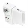 LogiLink USB-A sieninis įkroviklis 10.5W 2 prievadai su įkrovimo stoveliu, baltas