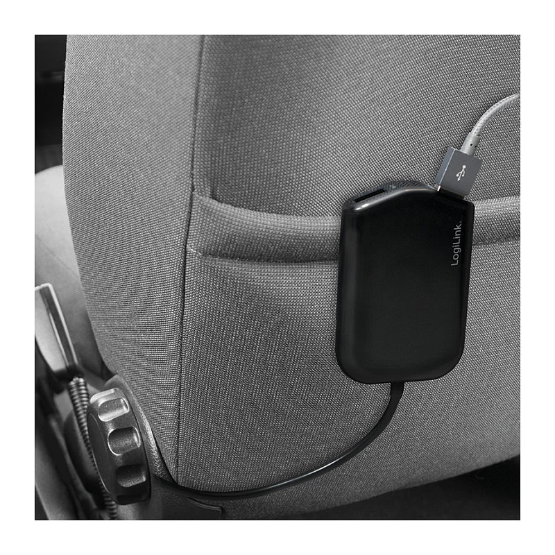 Logilink USB automobilinis kroviklis, 2+2 prievadai, 24W, juodas