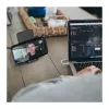 Logilink belaidžio įkrovimo stovas „Quick Charging Stand 15 W“, dviguba ritė, juodos spalvos