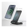 Logilink belaidžio įkrovimo stovas „Quick Charging Stand 15 W“, dviguba ritė, juodos spalvos