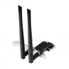 LogiLink WL0248 PCI-Express Wi-Fi 6E AX5400 Tri-Band kortelė su Bluetooth 5.2, 2.4/5/6 GHz, 2x nuimamos 5 dBi antenos, Intel AX210, WPA3, Windows 10/11 ir Linux