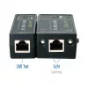 LOGILINK WZ0080 LAN kabelių testeris ir PoE ieškiklis su magnetu, žibintuvėliu, apšviečiamu LCD ekranu, 300 m veikimo nuotoliu