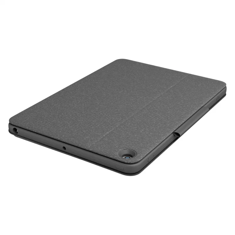 Logitech Combo Touch klaviatūra ir folio dėklas su jutikliniu kilimėliu Apple 10.2 colio iPad (7, 8, 9 kartos) - grafito - UK išdėstymas