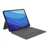 Logitech Combo Touch klaviatūros dėklas su jutikliniu kilimėliu iPad Pro 12.9 (5-oji karta), Pan Nordic išdėstymas, Oxford Gray