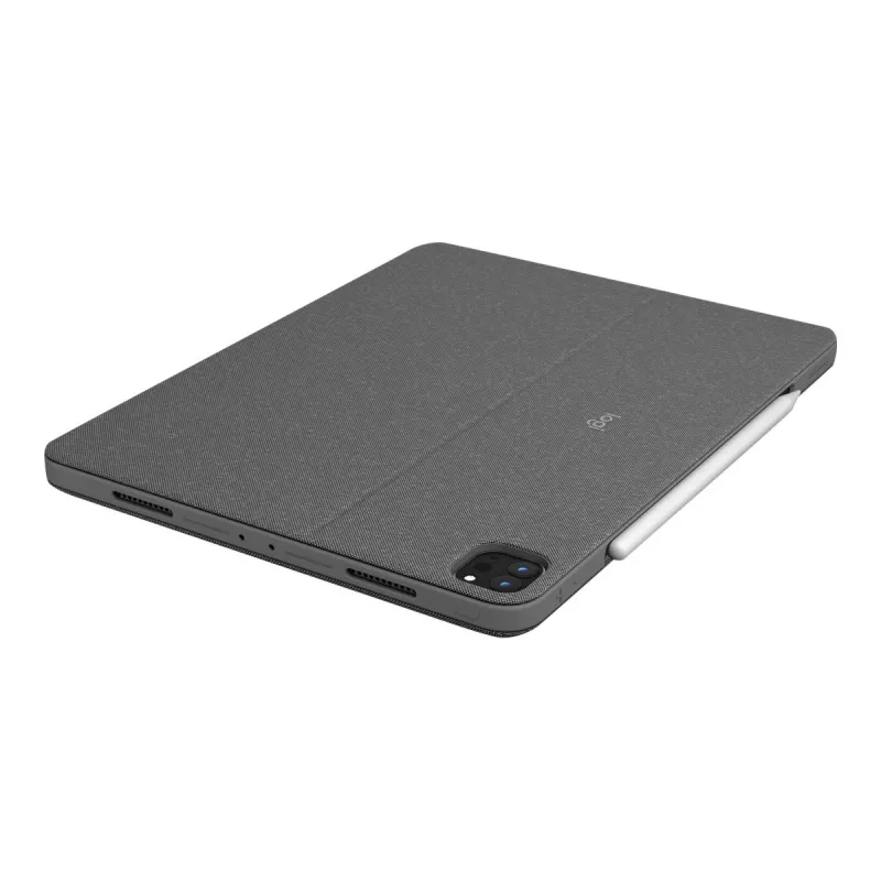 Logitech Combo Touch klaviatūros dėklas su jutikliniu kilimėliu iPad Pro 12.9 (5-oji karta), Pan Nordic išdėstymas, Oxford Gray