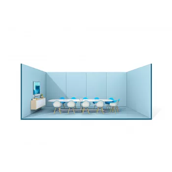 Logitech ConferenceCam Rally Bar White - 4K UHD vaizdo konferencijų juosta su 15x priartinimu, 6 spinduliuojančiais mikrofonais, AI automatiniu kadravimu