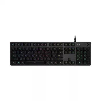 Logitech G512 Carbon mechaninė žaidimų klaviatūra - GX Brown Tactile, LIGHTSYNC RGB, USB jungtis, aviacinio aliuminio korpusas, pilno dydžio