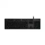 Logitech G512 Carbon mechaninė žaidimų klaviatūra - GX Brown Tactile, LIGHTSYNC RGB, USB jungtis, aviacinio aliuminio korpusas, pilno dydžio