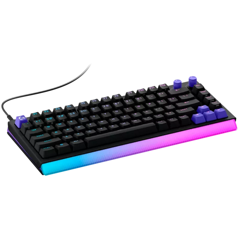 Logitech G512 X 75 Carbon mechaninė klaviatūra su GX Brown lietimo jungikliais ir LIGHTSYNC RGB apšvietimu