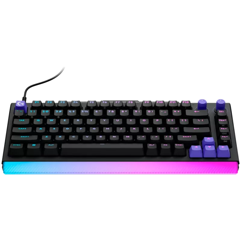Logitech G512 X 75 Carbon mechaninė klaviatūra su GX Brown lietimo jungikliais ir LIGHTSYNC RGB apšvietimu