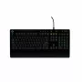 Logitech G213 Prodigy žaidimų klaviatūra – RGB apšvietimas, QWERTY US English, atspari išsiliejimui, integruota riešo atrama