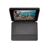 Logitech Rugged Folio klaviatūra ir dėklas su Apple Smart Connector - AZERTY prancūziškas išdėstymas - grafitas - skirta Apple 10,9 colių iPad (10 kartos)