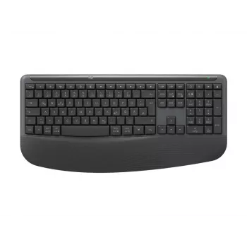 Logitech Signature Comfort Plus Combo MK880 for Business - belaidė klaviatūros ir pelės rinkinys, pilno dydžio, su LED akumuliatoriaus indikatoriumi, belaidis ryšys, USB-C, Bluetooth LE, QWERTZ, vokiškas išdėstymas, grafitas