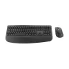 Logitech Signature Comfort Plus Combo MK880 for Business - belaidė klaviatūros ir pelės rinkinys, pilno dydžio, su LED akumuliatoriaus indikatoriumi, belaidis ryšys, USB-C, Bluetooth LE, QWERTZ, vokiškas išdėstymas, grafitas