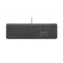 Logitech Signature Slim Wired K620 verslo klaviatūra – grafito spalvos