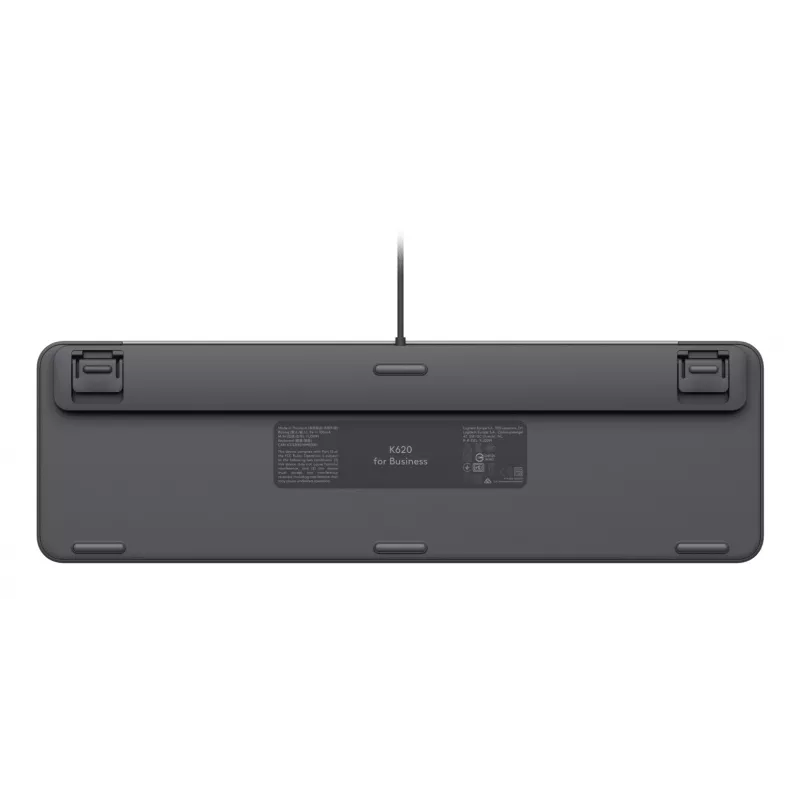 Logitech Signature Slim Wired K620 for Business klaviatūra, QWERTY išdėstymas, Graphite spalva