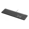 Logitech Signature Slim Wired K620 for Business klaviatūra, QWERTY išdėstymas, Graphite spalva