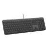 Logitech Signature Slim Wired K620 for Business klaviatūra, QWERTY išdėstymas, Graphite spalva