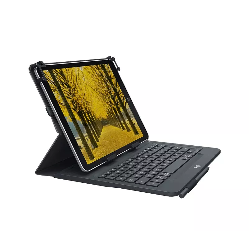 Logitech Universal klaviatūra ir dėklas planšetei 9–10 colių, Bluetooth 3.0, QWERTZ šveicariškas vokiškas išdėstymas, Graphite