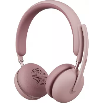 Logitech Zone Wireless 2 – belaidės ir laidinės ausinės – rožinė
