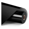 LOKLiK nuolatinės lipnios vinilo plėvelės ritinys, blizgios juodos spalvos, 30,5 x 180 cm (12 inch x 6 ft) - 1 vnt.