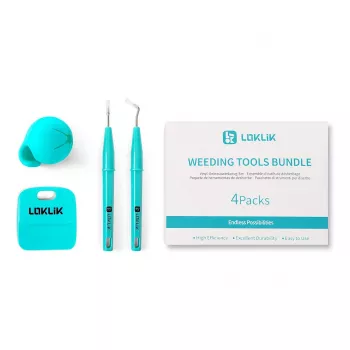 LOKLiK Weeding Tools rinkinys SG-GJ-0016-US-L-B2B - 4 dalių komplektas metalinės turkio spalvos vinilui
