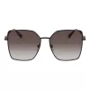 Longchamp LO173S5715001 Moteriški Akiniai nuo Saulės – Juodas Rėmelis, Pilki Lęšiai, 57mm