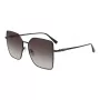Longchamp LO173S5715001 Moteriški Akiniai nuo Saulės – Juodas Rėmelis, Pilki Lęšiai, 57mm