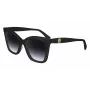 LONGCHAMP LO742S-001 Moteriški Akiniai nuo Saulės – Juodas Rėmas, Gradientiniai Pilki Lęšiai, 54 mm