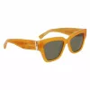 Longchamp LO745S-741 Moteriški Akiniai Nuo Saulės Havana Acetatas Kvadratiniai 53mm