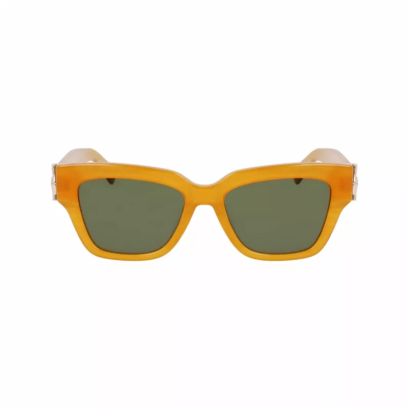 Longchamp LO745S-741 Moteriški Akiniai Nuo Saulės Havana Acetatas Kvadratiniai 53mm