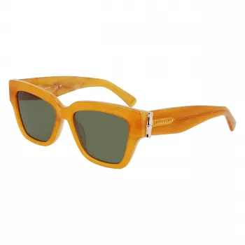 Longchamp LO745S-741 Moteriški Akiniai Nuo Saulės Havana Acetatas Kvadratiniai 53mm