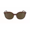 Longchamp moteriški drugelio formos akiniai nuo saulės LO739S5020206 rudos spalvos acetatinis rėmelis, rudi gradientiniai lęšiai 50/20/140 mm