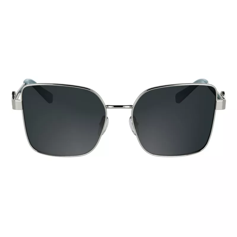LONGCHAMP Moteriški Cat Eye Akiniai Nuo Saulės LO181S5617044 - Havana Acetato Rėmelis, Rudi Gradientiniai Stiklai, 56mm