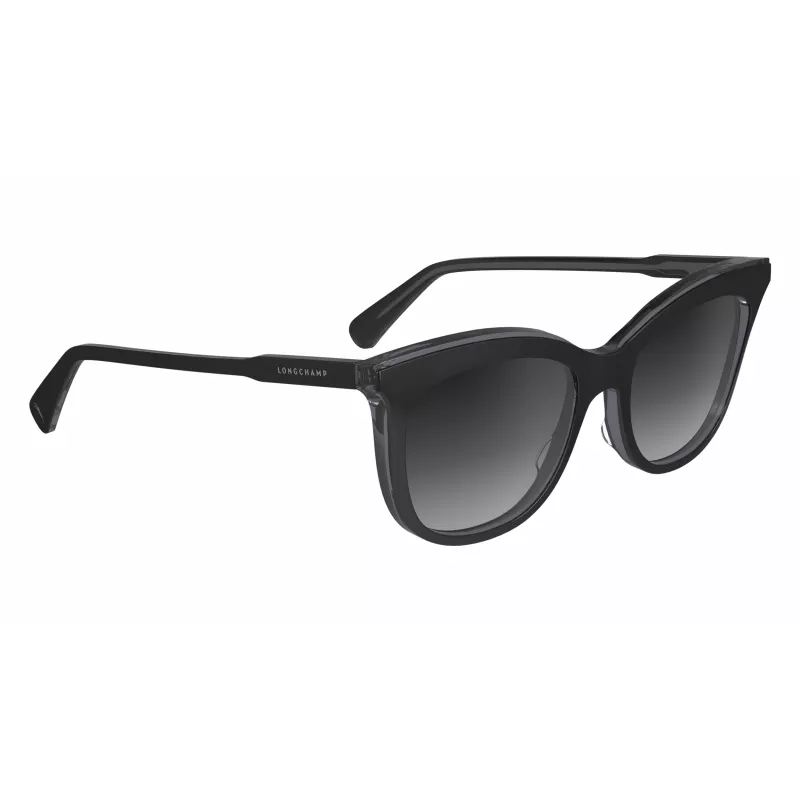 LONGCHAMP Moteriški katės akies akiniai nuo saulės LO738S5318018 - Havana acetato rėmelis su rudais gradientiniais lęšiais - 53/18/140 mm