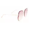 Longchamp Moteriški LO160S716 Drugelio Formos Akiniai Nuo Saulės Havana su Gradientiniais Pilkais Stiklais (65/17/140 mm)