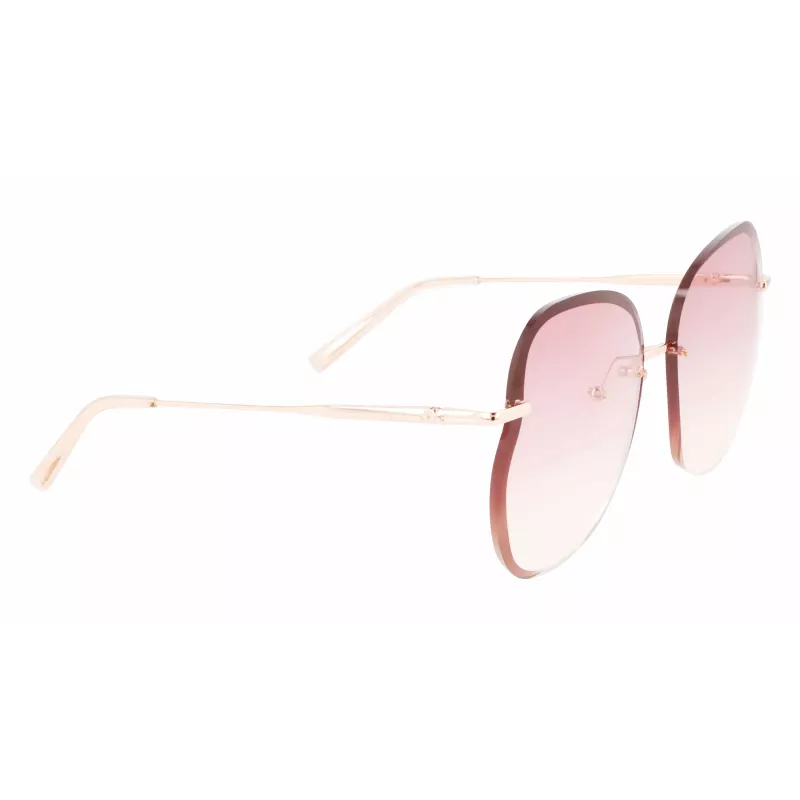 Longchamp Moteriški LO160S716 Drugelio Formos Akiniai Nuo Saulės Havana su Gradientiniais Pilkais Stiklais (65/17/140 mm)