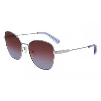 Longchamp moteriški LO164S-043 Havana acetatiniai kvadratiniai akiniai nuo saulės (57/19/140 mm)