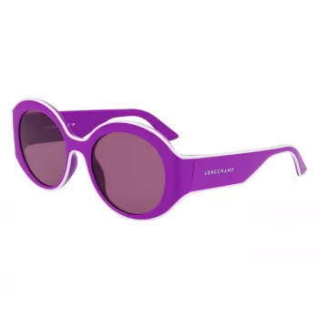 LONGCHAMP Moteriški Akiniai Nuo Saulės LO758S-500 Havana Rudi Gradientiniai 53mm