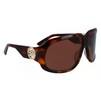 Longchamp moteriški akiniai nuo saulės LO736S-230 – Havana rėmas su rudais gradientiniais lęšiais, 67/11/125 mm