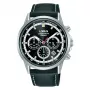 LORUS Vyriškas Kvarcinis Chronografo Laikrodis RT301KX9 42mm Nerūdijantis Plienas Juodas Ciferblatas