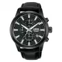 Lorus RM333HX9 Vyriškas Kvarcinis Analognis Laikrodis 43mm Nerūdijančio Plieno Juodas Ciferblatas