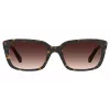 LOVE MOSCHINO moteriški akiniai nuo saulės MOL042S086F3H - Havana rėmelis, rudi gradientiniai polikarbonato lęšiai, 53/17/145 mm