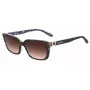 LOVE MOSCHINO moteriški akiniai nuo saulės MOL042S086F3H - Havana rėmelis, rudi gradientiniai polikarbonato lęšiai, 53/17/145 mm