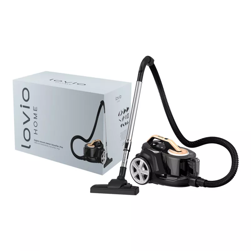 Lovio LVCVC003 VacuuFlex L Plus nešiojamasis automobilinis dulkių siurblys 12V 120W 5000Pa juodas